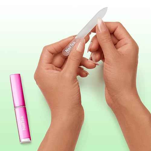 Nail Tek Nutrition Kit ? Nail Strengthener and Growth Polish Treatment with Mini Crystal File, Nail-Repair for Damaged Nails, 2 x 0.5 fl oz