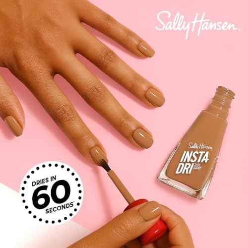 Sally Hansen Insta-Dri Nail Polish | Quick Dry, Long Lasting, Streak-Free Shine | Opaque, Shiny | 163 Across the Multiverse | Brown Nail Color
