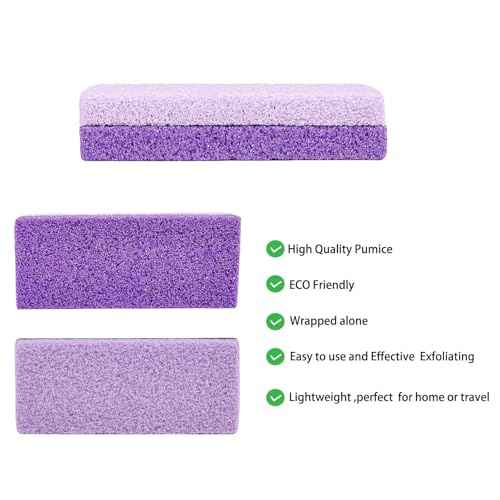 2 PCS Double-Sided for Feet, Foot Scrubber£¬Effective Pedicure Tools (Purple)