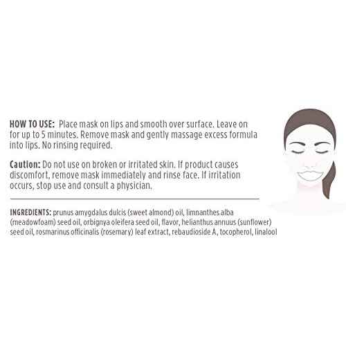 Burt's Bees 100% Natural Origin Moisturizing Lip Mask, Single Use Conditioning Lip Care , 1 Count (Package May Vary)