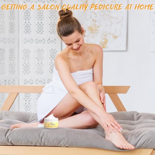 Pedicure Kit For Feet 5pcs Foot Spa Set For Christmas Birthday Valentine's Mother's Day Women Wife Girlfriend Gift Rose Lavender Foot Soak Salt Foot Callus Remover Gel Foot Rasp Foot Cream Foot Care