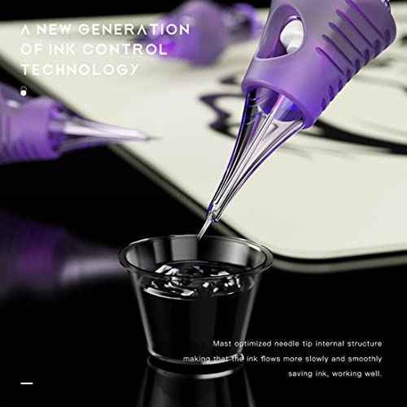 Mast Tattoo Cyber Tattoo Cartridges Needles Disposable 20 Tattoo Needles Round Liner Super Bugpin 1003RL