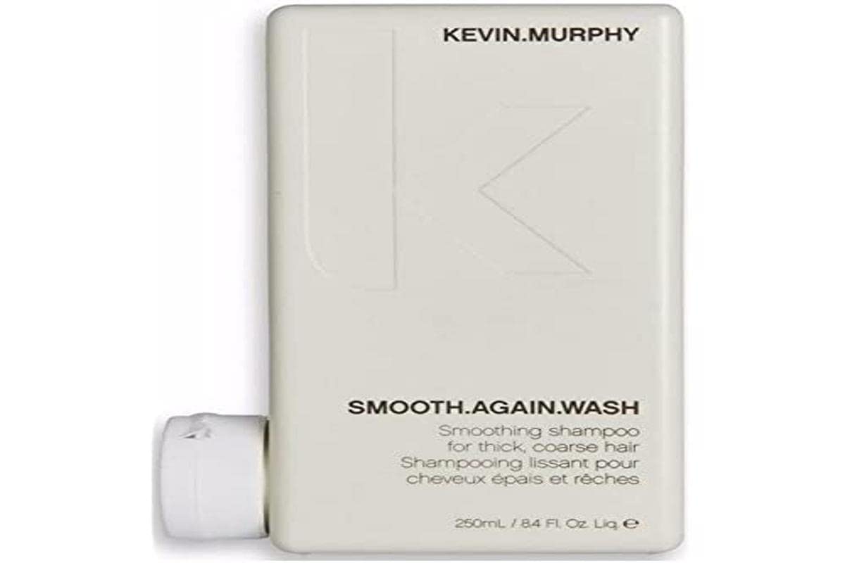 KEVIN.MURPHY SMOOTH.AGAIN WASH - Frizz Control Shampoo - For Thick, Coarse & Unruly Hair - Moisturising Shampoo for Hair Hydration - Sulphate & Paraben Free - 250 mL / 8.4 fl oz