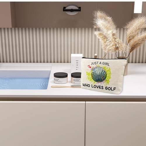 ancpeany Funny Golf Gifts for Women Golfers Small Makeup Bags, Golf Accessories for Women Unique, Personalized Golf Gifts for Golf Lovers, Girls, Ladies, Christmas Cosmetic Travel Pouch