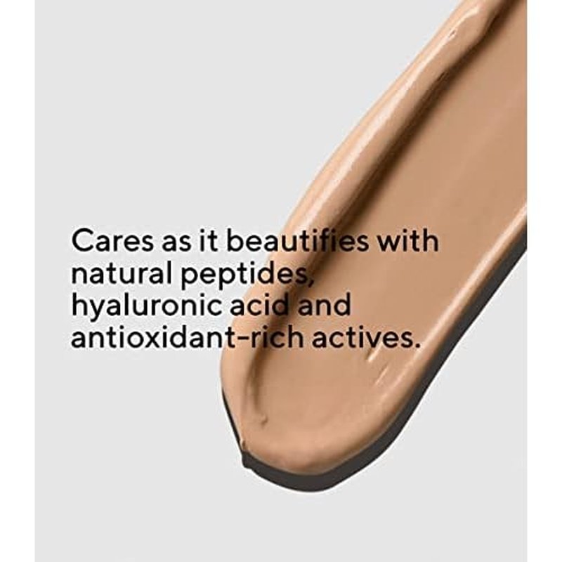 M?DARA Organic Skincare |SKINONYM Semi-Matte Peptide Foundation, #35 TRUE BEIGE, 30ml ? Boosted by collagen-supporting peptides, Semi-matte finish, Adapts to the skin's texture, Ecocert certified.