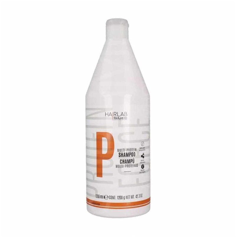 Salerm Hairlab Multi-Protein Shampoo Fortifying Formula with Hydrolyzed Keratin, 42.3 Ounce