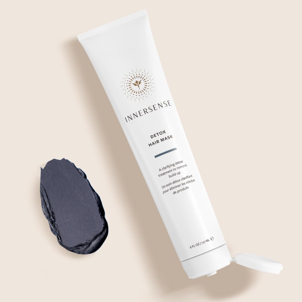 INNERSENSE Organic Beauty - Natural Detox Hair Mask | Cruelty-Free, Clean Haircare (6 fl oz |177 ml)