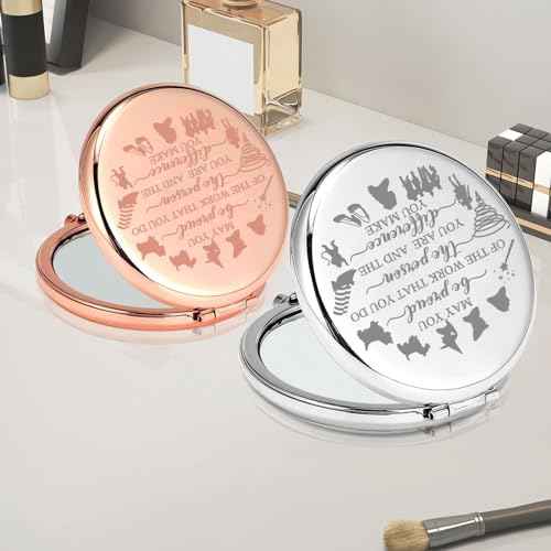 PLITI Fantasy Movie Inspired Gift Fairy Tales Lover Gift May You Be Proud of The Work That You Do Compact Mirror for Movie Fans (Be Proud WOZ CM)