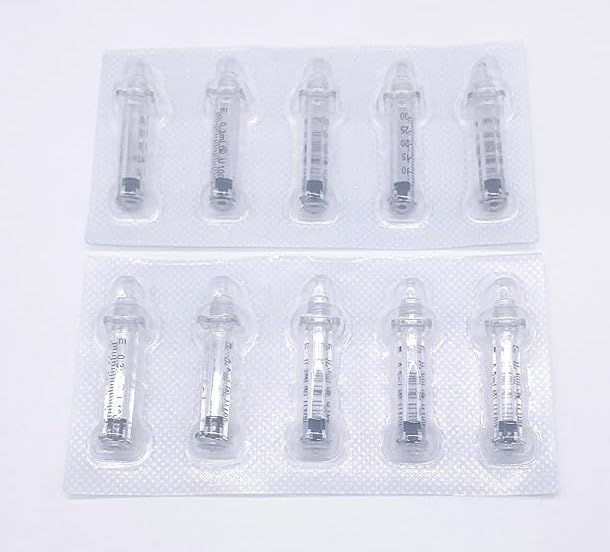 Empty 0.3ML Ampoule Containers - Plastic Dropper Bottles for Essential Oils | 10 Pack