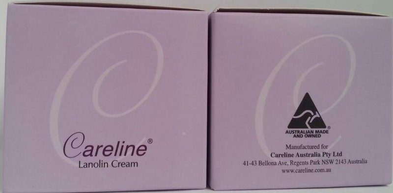 2 x Careline Lanolin Cream with Grape Seed Oil & Vitamin E 100ml