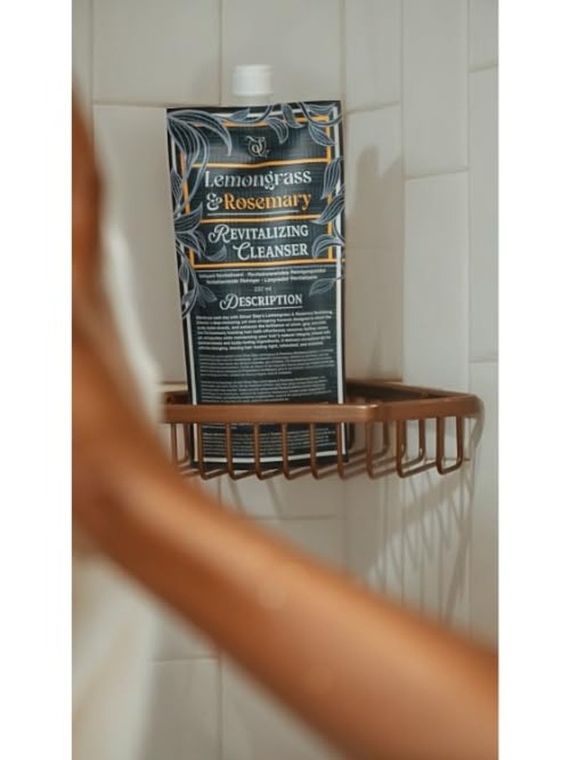 Ecoslay Silver Slay Revitalizing Cleanser - Sulfate-Free Lemongrass & Rosemary Shampoo | 8 Fl Oz