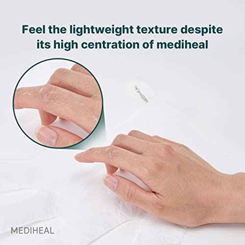 Mediheal Derma Layer Hand Mask (5 Packs) for Dry, Cracked, Roughfnessm Dullness, Damaged Skin Care with Hyaluronic Acid 3 Layers Structure