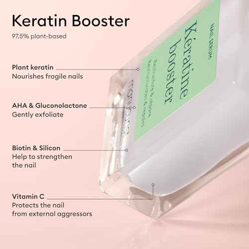 Manucurist Duo Day & Night - Routine for Soft or Damaged Nails - Nail Kit : 1 Nail Strengthener and Growth Serum, 1 Nail Night Mask - Express Nail Care Treatment - Intense Repair - Vegan