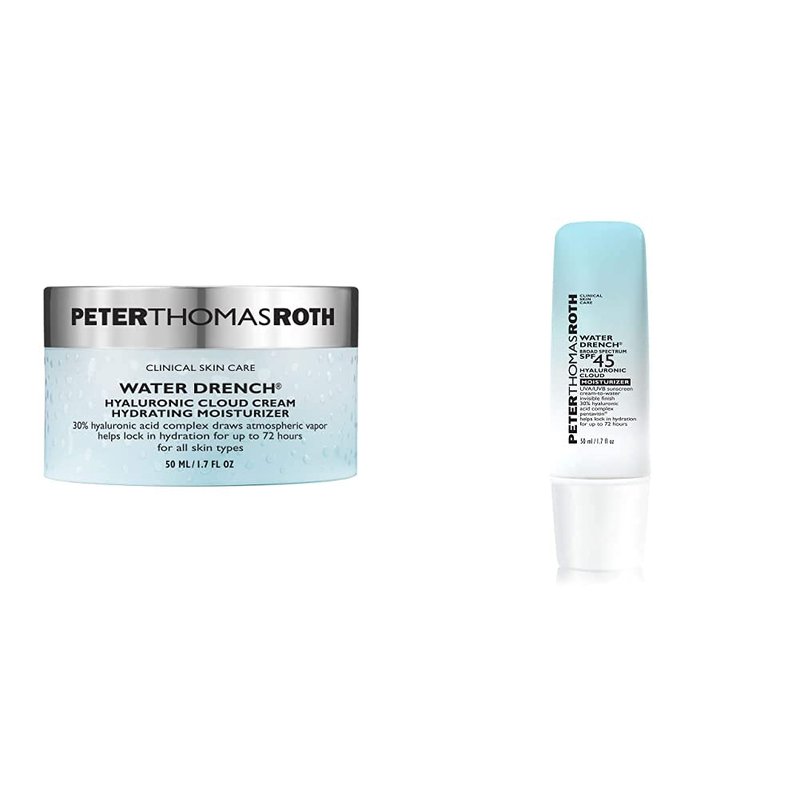 Peter Thomas Roth Water Drench Hyaluronic Cloud Cream - Hydrating Moisturizer with SPF 45 | Lightweight & Moisturizing
