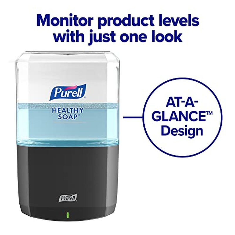 PURELL Brand CLEAN RELEASE Technology (CRT) HEALTHY SOAP Naturally Clean Foam, Fragrance Free, 1200 mL Refill for PURELL ES6 Automatic Soap Dispenser (Pack of 2) - 6470-02-Manufactured by GOJO, Inc.