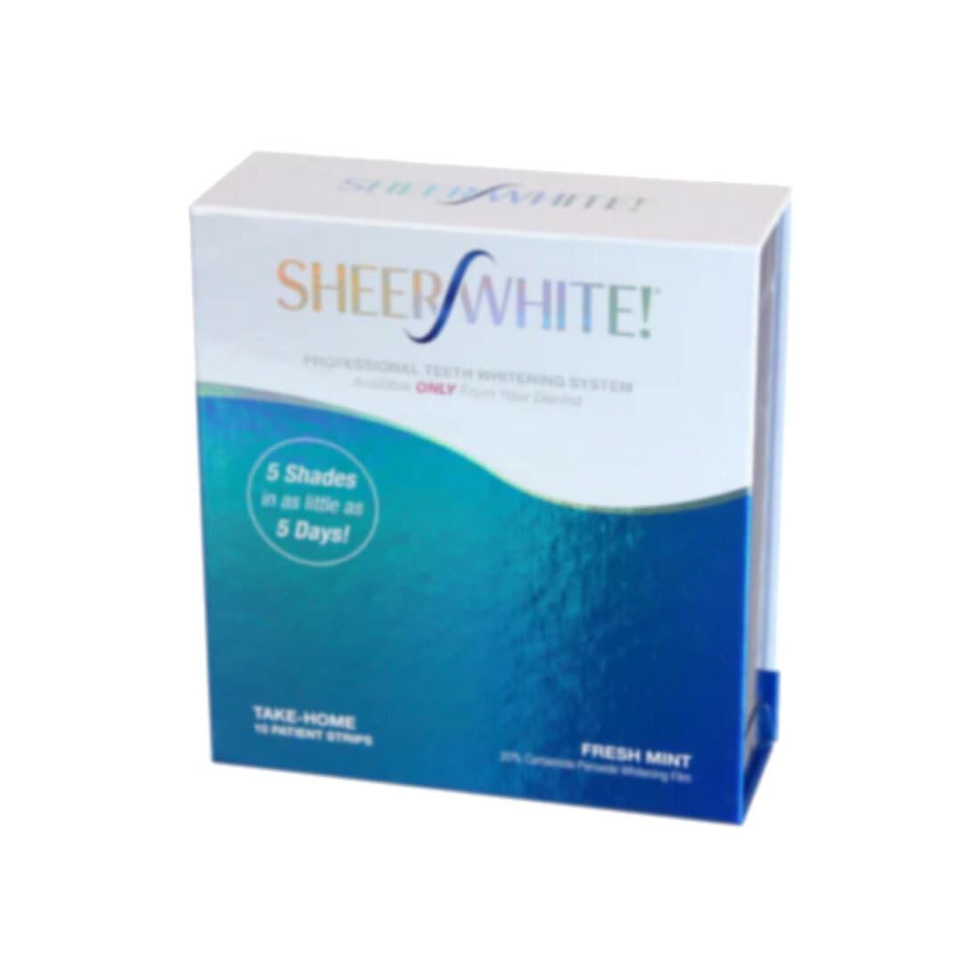 Teeth Whitening Strips - Sheer White! 20% Professional Teeth Whitening Strips Films Kit