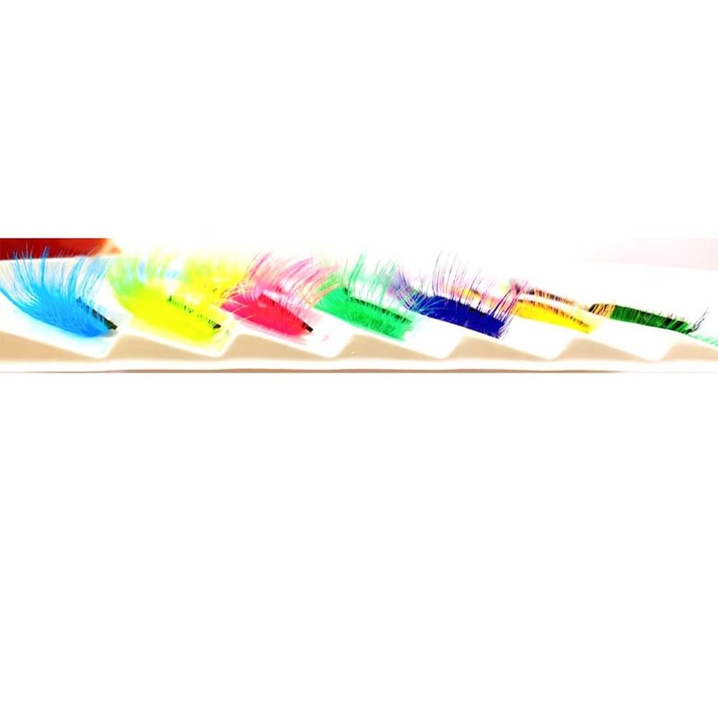 Ombre Colored Cat Eye Eyelashes - Fluffy Wispy Faux Mink Lashes for Halloween Cosplay | 7 Pairs