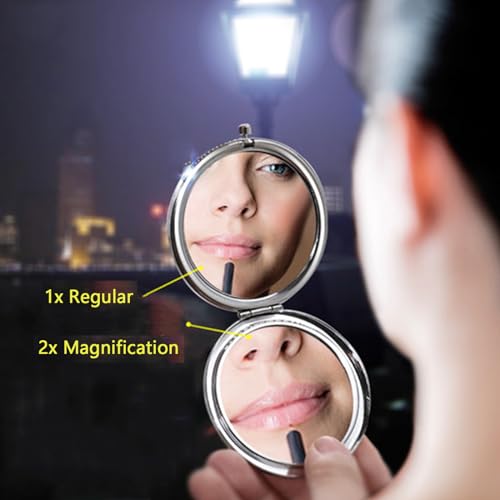 WSNANG Aunt Makeup Compact Mirror to My Aunt On My Wedding Day Gifts Thank You Aunt of The Bride Gifts (Aunt Mirror-rg)