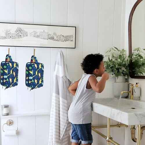 CAMTOP Travel Toiletry Bag for Kids Cute Swim Bag for Boys Girls Waterproof for Toiletries Accessories Bathroom Stuff