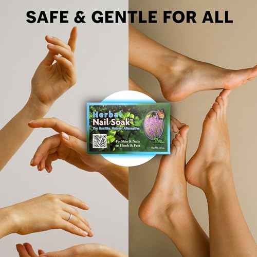 Nail Soak - 100% Natural Hand and Foot Soak for Ugly Nails and Dry Skin - Herbal Eucalyptus Peppermint Blend
