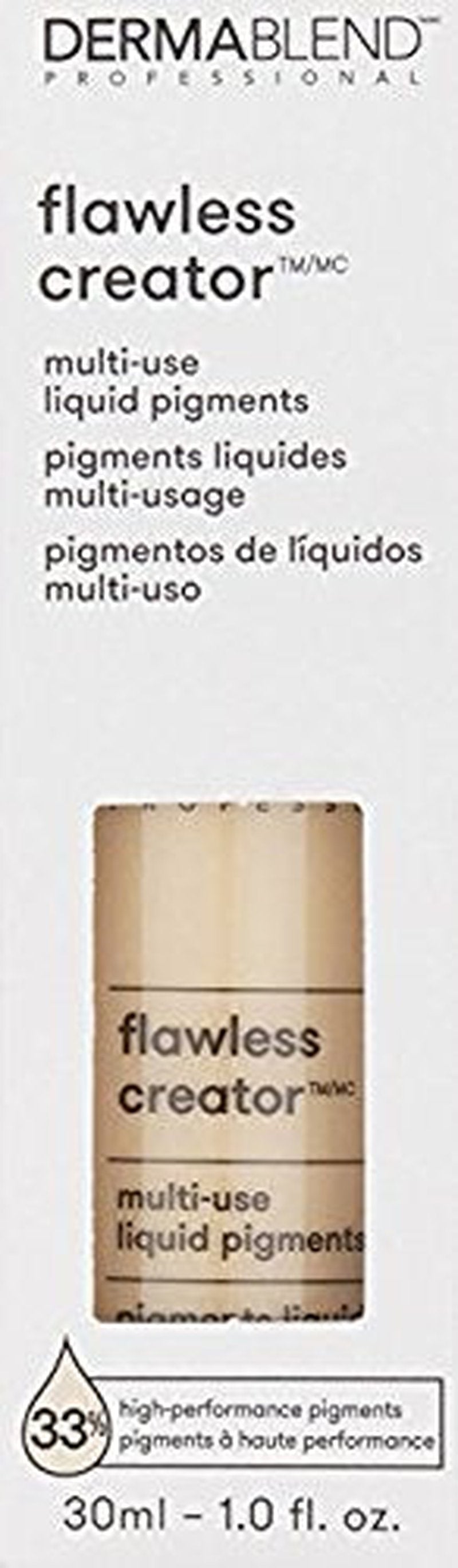 Dermablend Flawless Creator Liquid Foundation - Full Coverage, Lightweight, Natural Finish | 1 Fl Oz