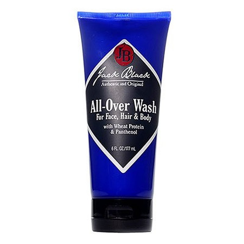 Jack Black All-Over Wash - 3-in-1 Face, Hair & Body Cleanser | Men's Body Wash Pump