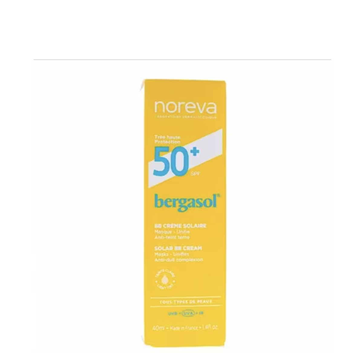 Noreva Bergasol Expert Bb Cream Light Spf 50+ 40ml