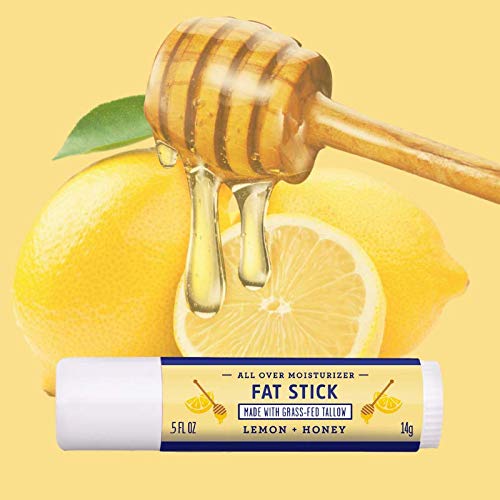 Fatco Moisturizing Stick - All-Purpose Hydration for Face, Lips & Body | Lemon & Honey (2-Pack)
