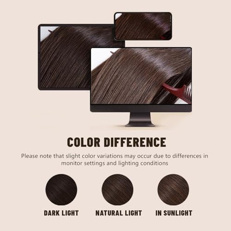 Tape in Hair Extensions Human Hair 18 Inch 50g 20Pcs Remy Human Hair Extensions Invisible Straight Seamless Tape in Extensions (18in, 50g, #2)