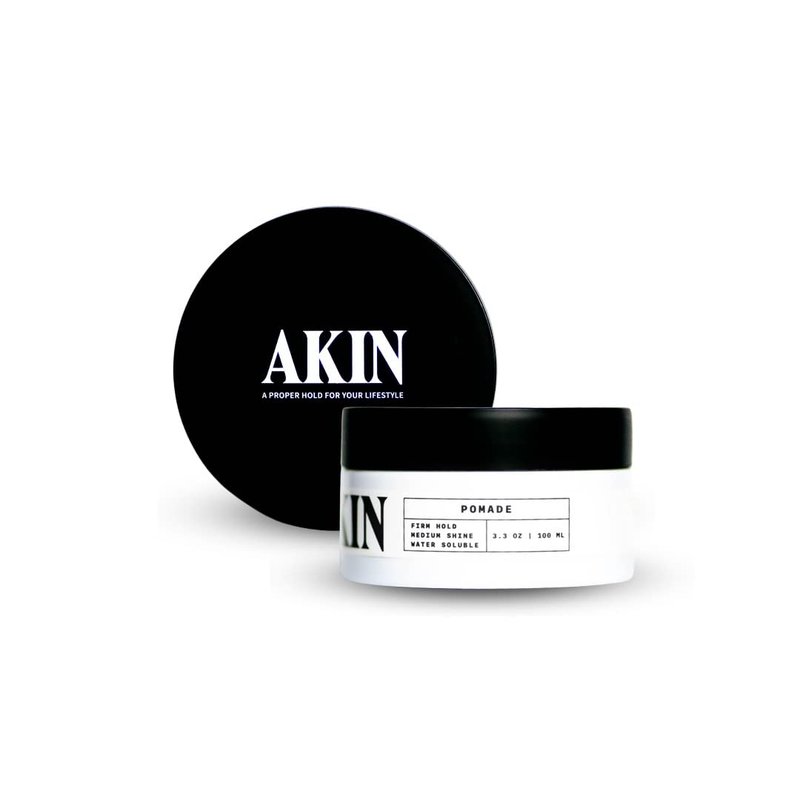 Hair Pomade for Men & Women - Firm Hold, Medium Shine | Water-Based, Easy to Wash Out | 3.3oz Travel Size