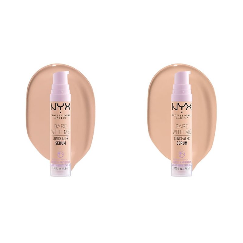 NYX Bare With Me Concealer Serum Bundle - Light & Vanilla