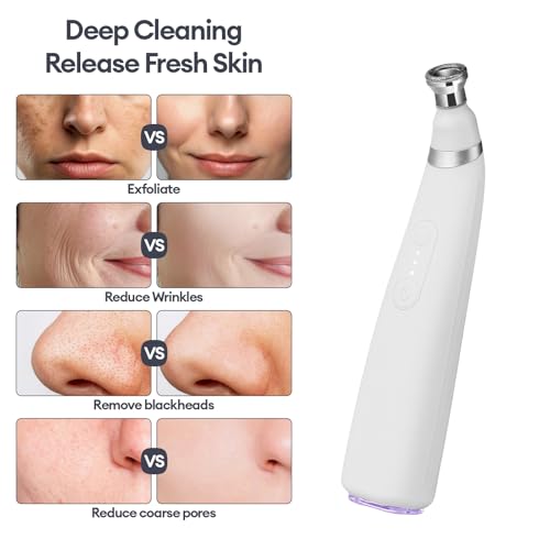 IeBilif Diamond Microdermabrasion Machine, 3 Modes Diamond Microdermabrasion Dermabrasion Machine for Blackhead Removal, Professional Portable Home Travel Microdermabrasion Device