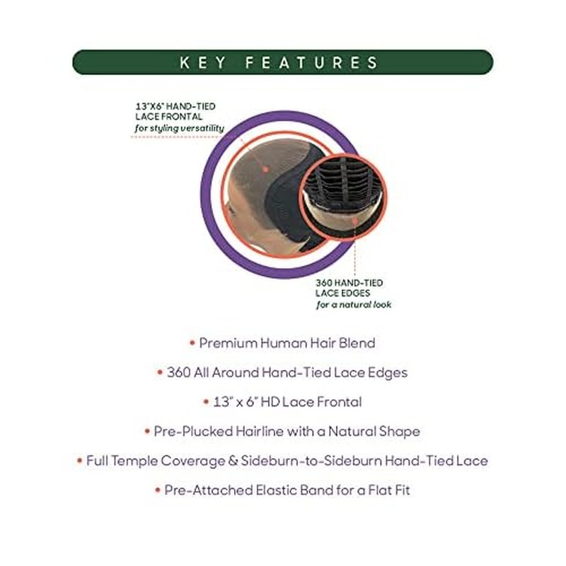 Outre 360 Frontal Lace Wig 13"x6" Hand Tied Lace Frontal VELORA (613)