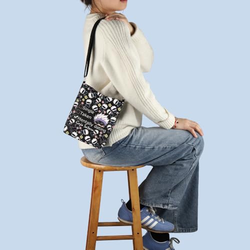 MNIGIU Anime Inspired Gift Anime Cosmetic Bag Anime Lover Gift Anime Themed Gift (TakenBlack)