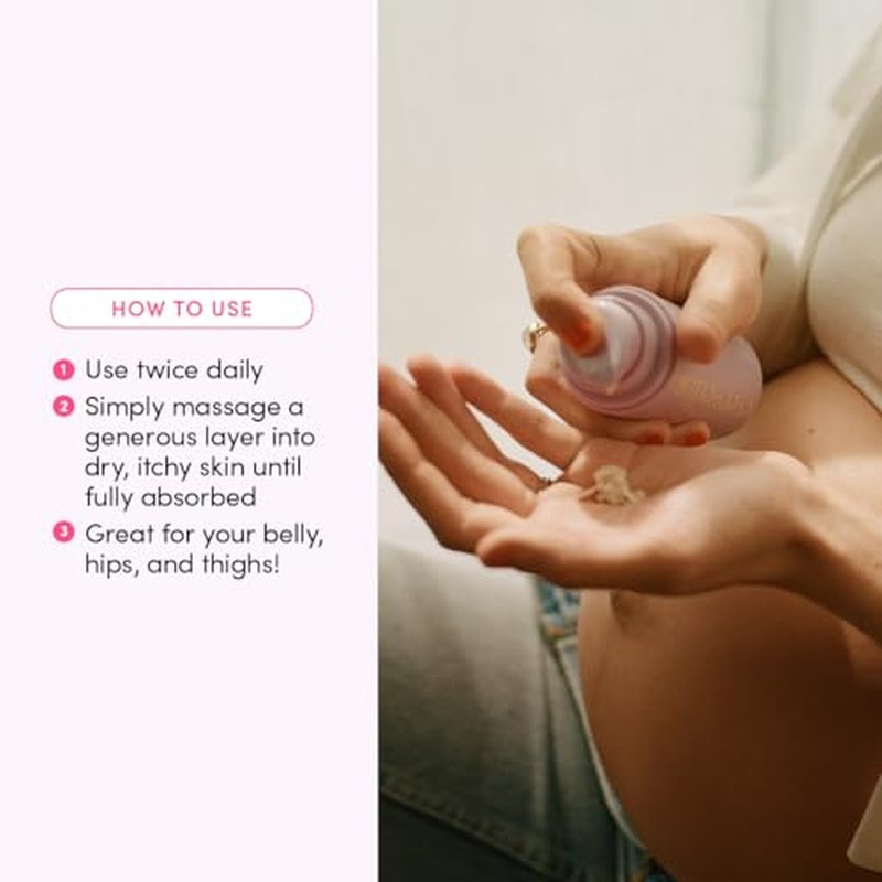 Evereden Nourishing Stretch Mark Cream (4 fl.oz): Clean & Vegan Cream for Pregnancy and Postpartum | Pregnancy Stretch Mark Prevention | Rich in Vitamins & Minerals
