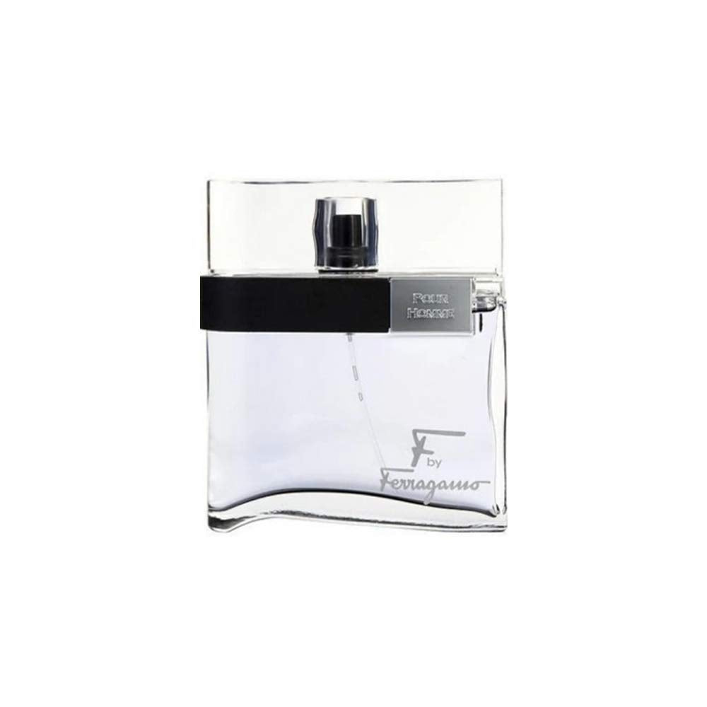 Salvatore Ferragamo F Black Eau De Toilette Spray for Men, 1.7 Fl Oz
