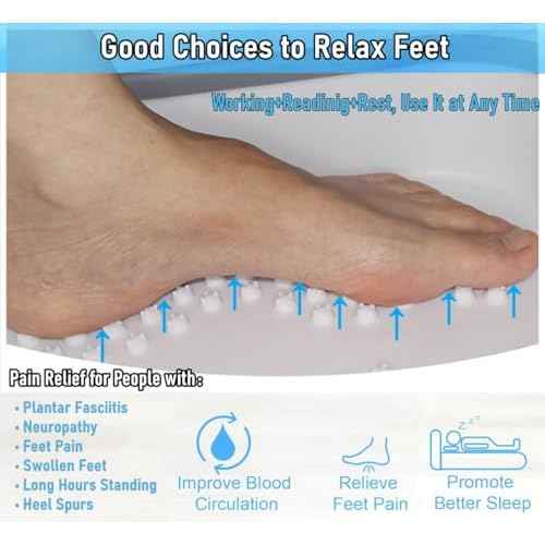 Collapsible Foot Bath Soak Tub with Handle, Plastic Foldable Feet Spa Soaking Basin Bucket with Massager Acupoint for Washing, Pedicure Foot Care Bathtub Bowl Tools for Pain Relief, Green