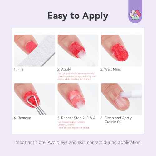 SAVILAND SSPro X Dip Powder Remover Kit: Gentle & Easy Dip Nails Removal No Need Soaking Or Wrapping with Nail File Nail Scraper for Dipping Powder 0.5 Floz Home Use