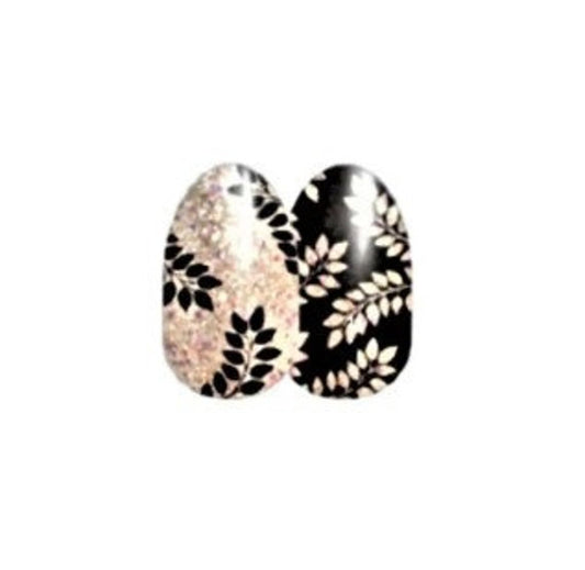 Color Street Nail Polish Strips - Laurel Gardens Floral Design for Easy Application