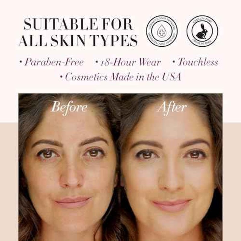 Luminess Air Icon Makeup Airbrush System and 4-Piece Foundation Starter Kit, Medium Coverage - Quick, Easy & Long Lasting Application - Includes Silk 4-In-1 Foundation, Highlighter & Blush