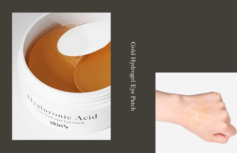 SKIN79 Gold Hydrogel Eye Patch - Hydrating Hyaluronic Acid Treatment | 60 Pcs, 90g/3.17oz