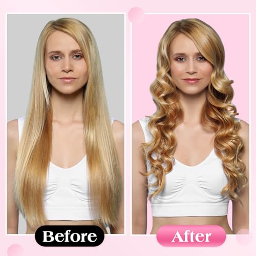 Upgraded Thermal Brush 1.5 Inch for Travel, Heated Round Brush for Blowout Look, Dual Voltage, LED Display, 7 Temp Setting, Detachable Heated,Tourmaline Ceramic