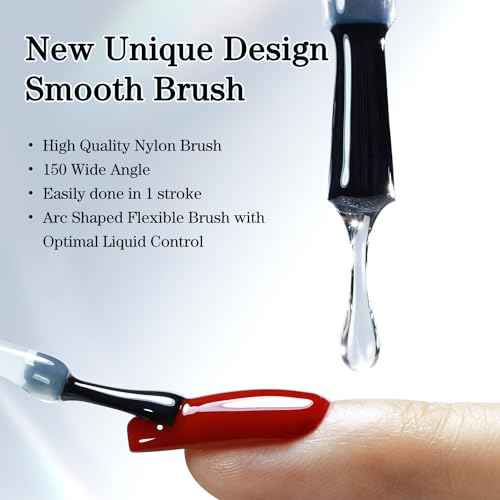 Double Rhythm 2 Pcs 15ML No Wipe Gel Top Coat and Base Coat Set Clear Glossy Gel Polish Kit Soak Off LED (Base and Top Coat)