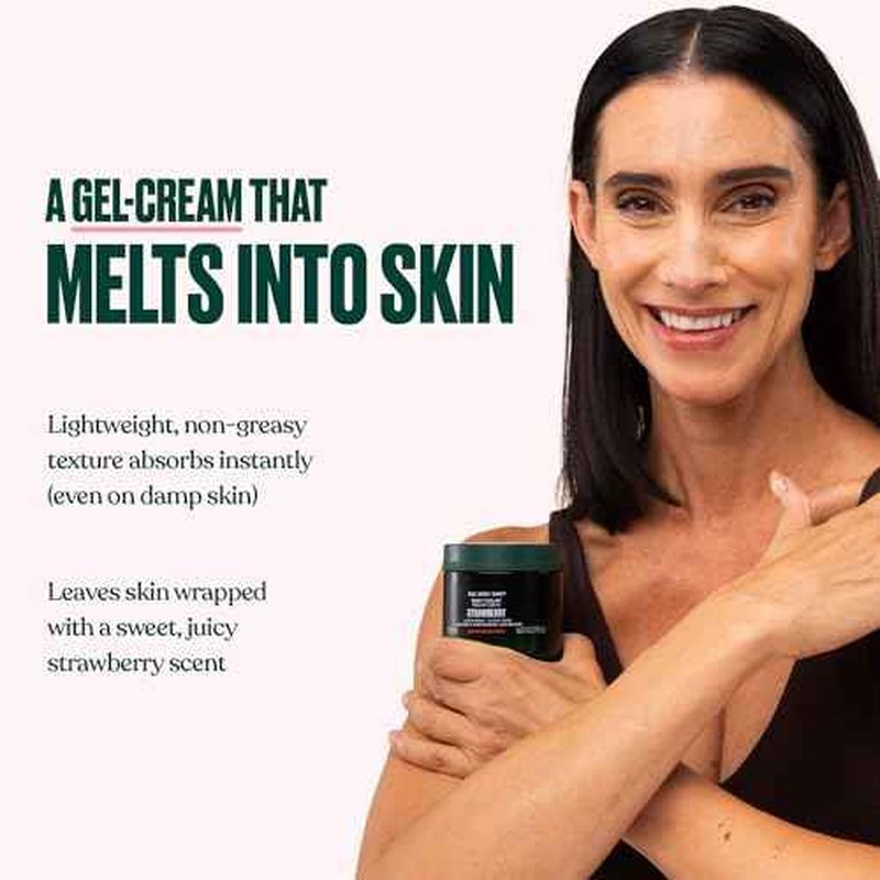 The Body Shop Strawberry Gift Set - 3 Piece Set, Includes Shower Gel, Body Yogurt, Hand Cream, Vegan
