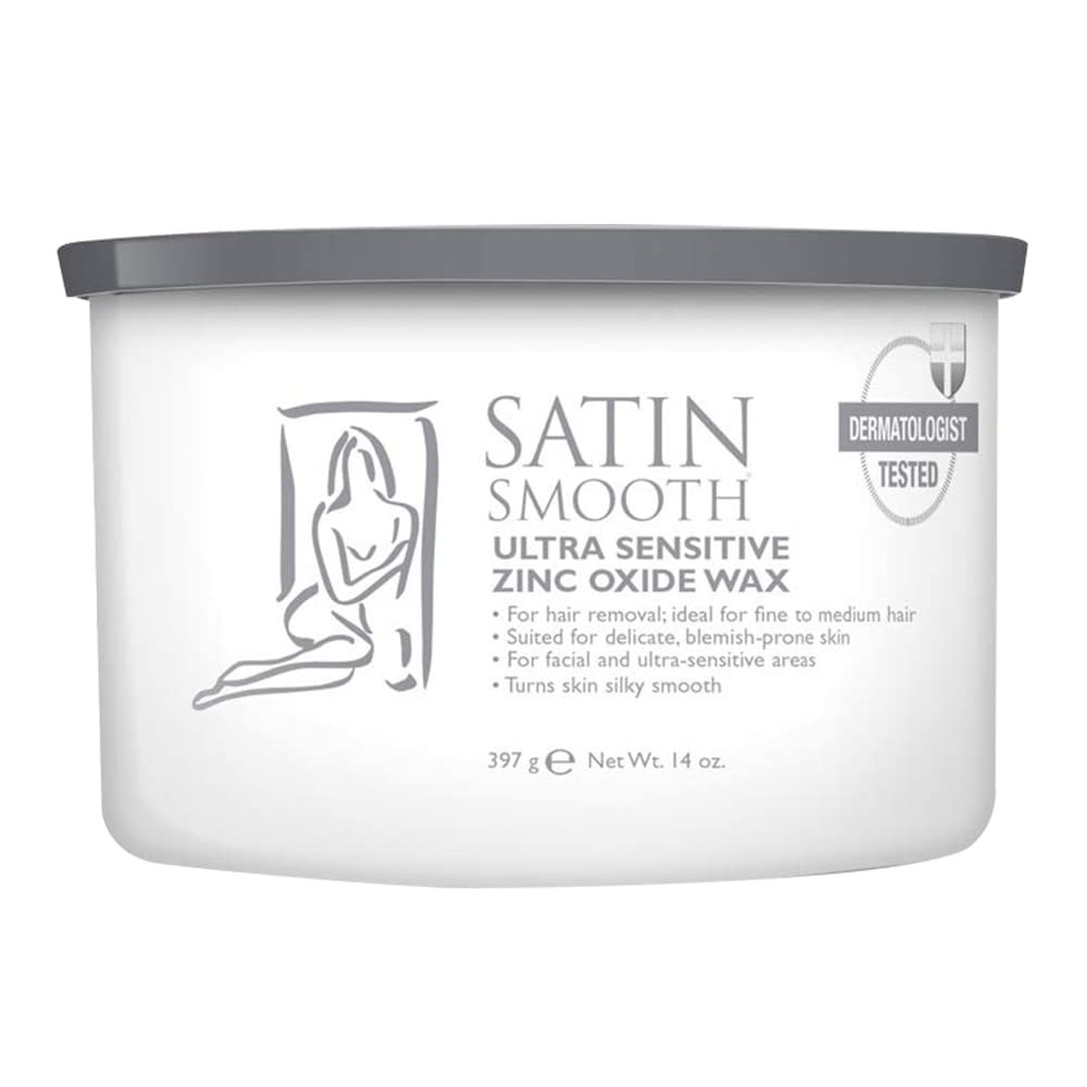 Gigi Solution - Gigi Small & Large Muslin Strips and Satin Smooth Zinc Oxide Hair Removal Wax