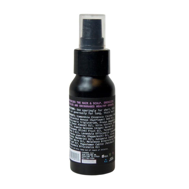 O'Douds Balance Hair Oil - Daily Control for Dry, Flyaway & Frizzy Hair - Conditions, Hydrates & Pre-Heat Protection - Plant-Based with Lavender & Peppermint, 2 oz.