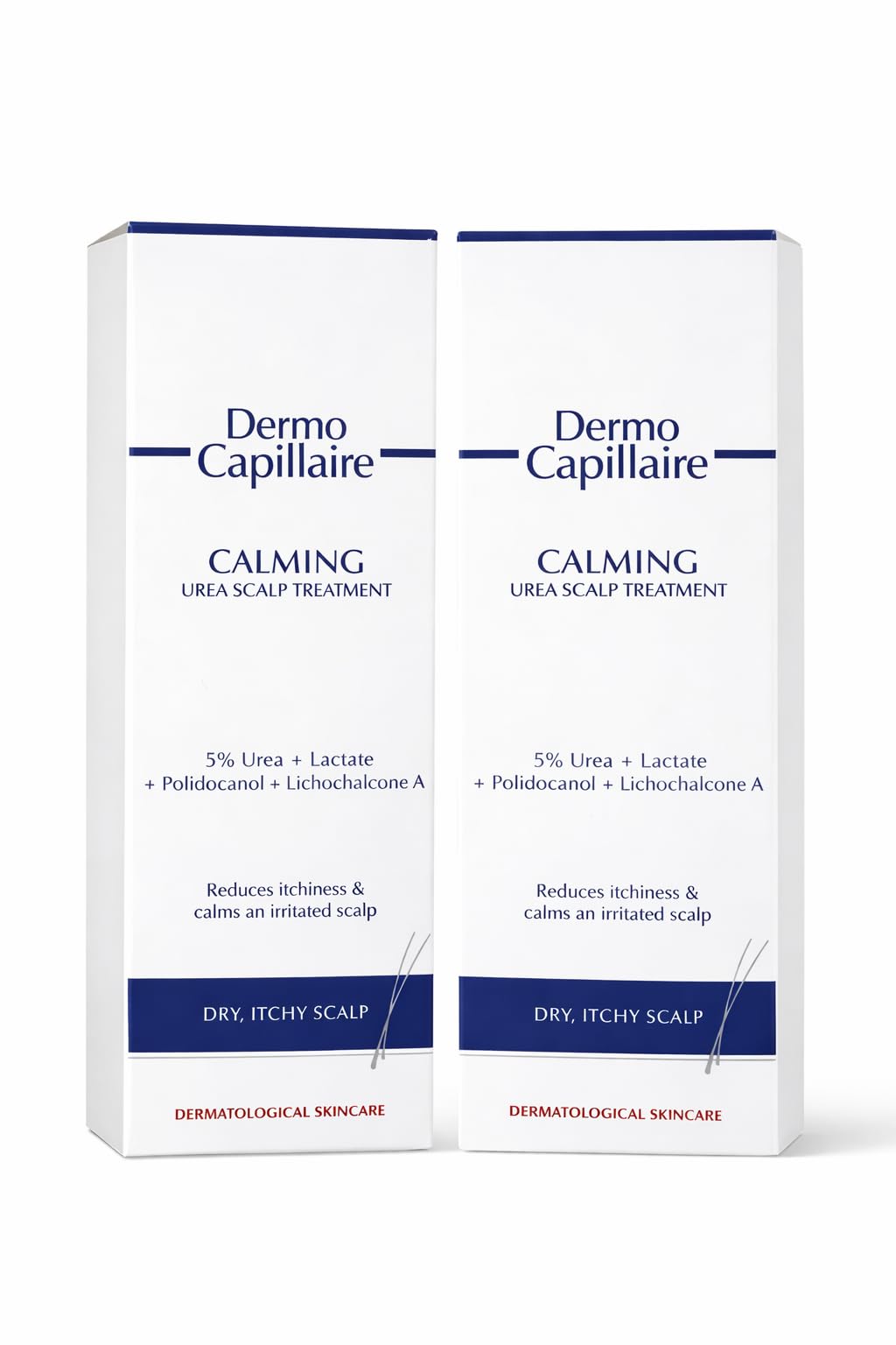 Dermo Capillaire Calming Urea Scalp Treatment 100ml Intensive After Shower Leave-In Hair Serum Hydrating and Soothing Scalp Serum (Pack of 2)