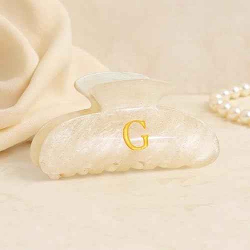 Christmas Gifts for Grandkids Teens - Initial Cute Hair Clips, Hair Claw Clips, Fashion Glitter Claw Clips Durable Hair Clips, Birthday Christmas Gifts for Women Teens Grandkids - Letter A