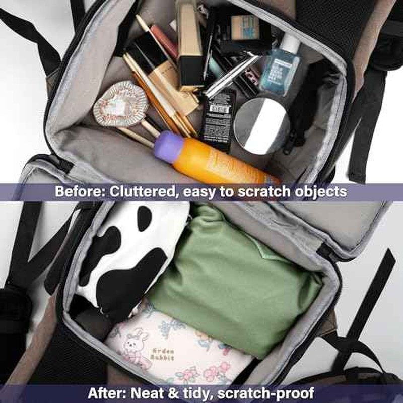 Walking Way Self-Adhesive Magic Cloth Makeup Bag, Portable Protective Cosmetic Pouch, Camera Lens Wrap, Stylish Travel Organizer for Beauty Essentials, Travel, Gifts & Daily Use