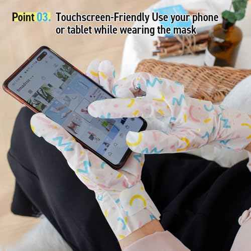 Milky Moisture Hand Mask ? Hydrating Gloves for Dry Hands | 5 or 10 Pairs (5 Pair (Pack of 1)) (5 Pair (Pack of 1))